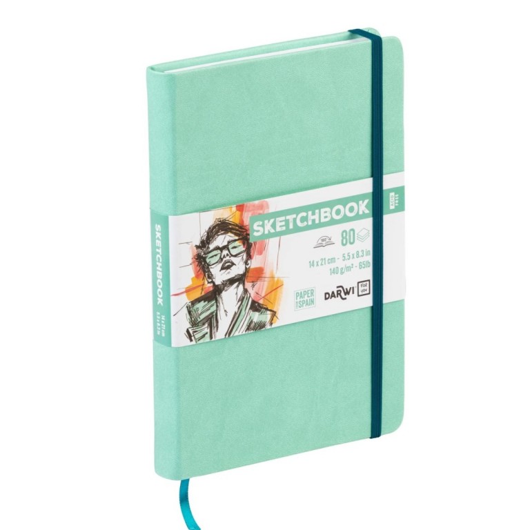 Sketchbook Darwi 14x21 Mintgreen