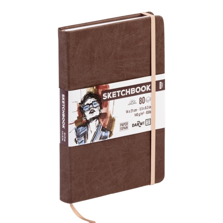 Sketchbook Darwi 14x21 Brown