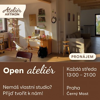 Open Ateliér Praha - přijď a tvoř