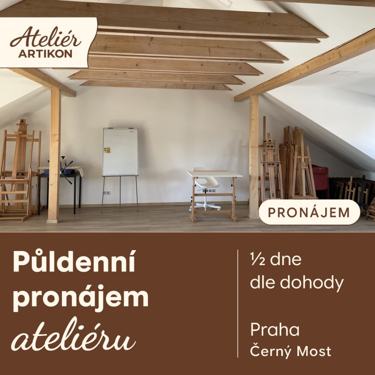 Pronájem ateliéru Praha