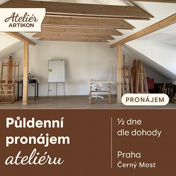 Pronájem ateliéru Praha