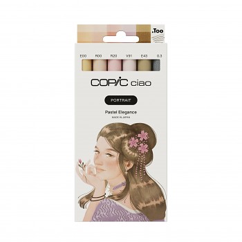 Copic Ciao sada 6ks Portrait, Pastel Elegance