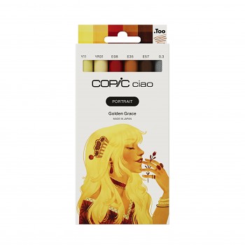 Copic Ciao sada 6ks Portrait, Golden Grace