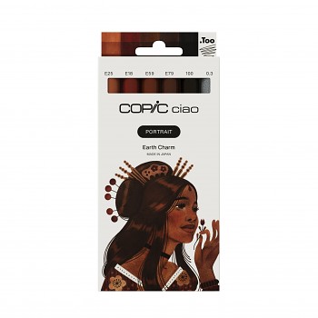 Copic Ciao sada 6ks Portrait, Earth Charm