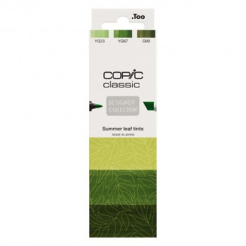 Sada markerů Copic Classic 3ks Summer leaf tints