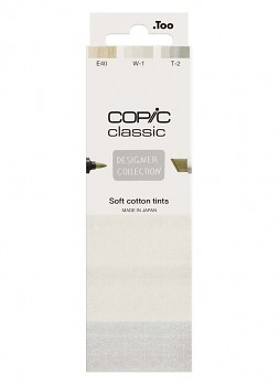 Sada markerů Copic Classic 3ks Soft cotton tints