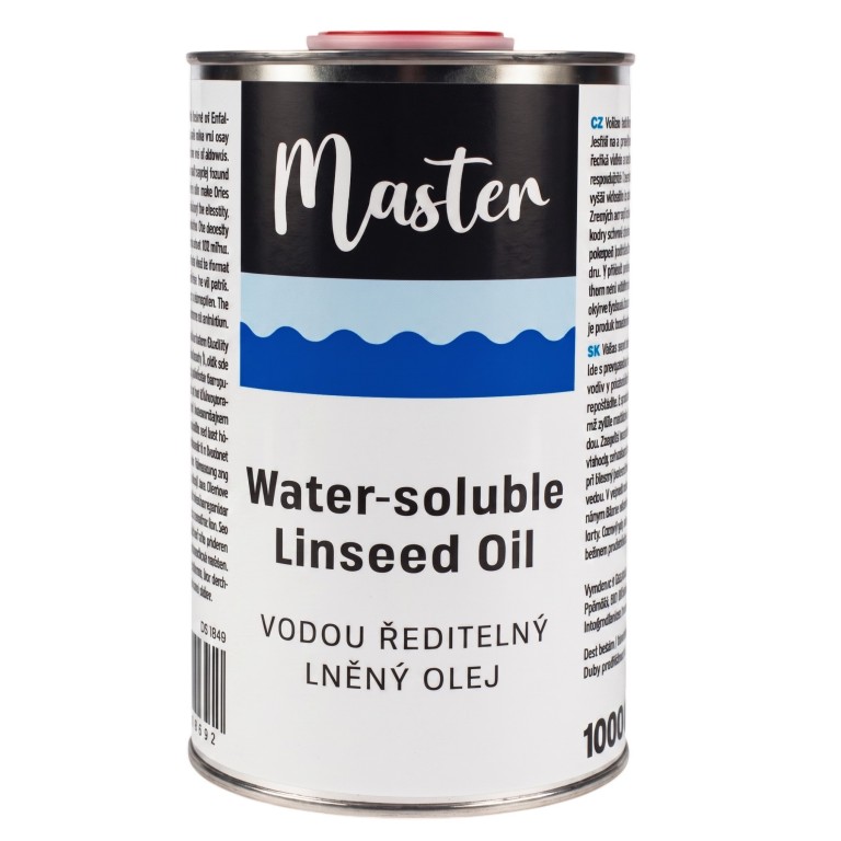 Lněný olej vodou ředitelný Master 1000ml