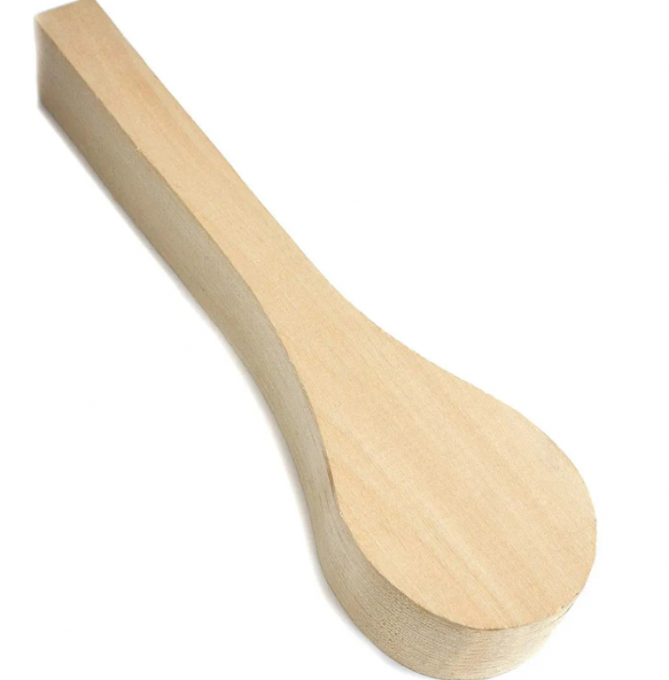 Polotovar na lžíci BeaverCraft – lipový
