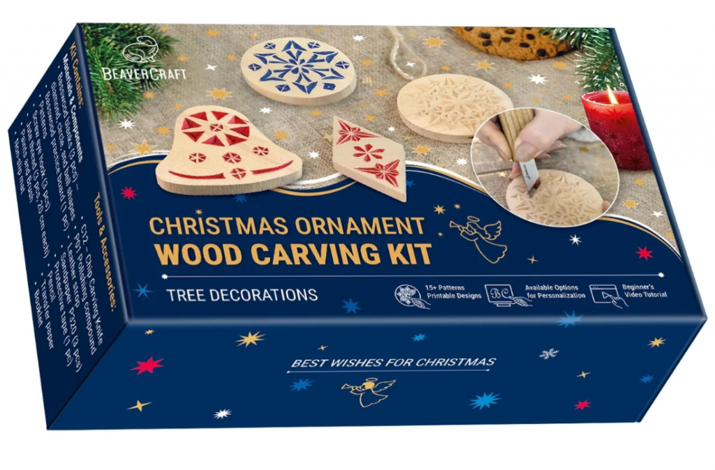 Vyřezávací sada "Christmas Ornament" BeaverCraft