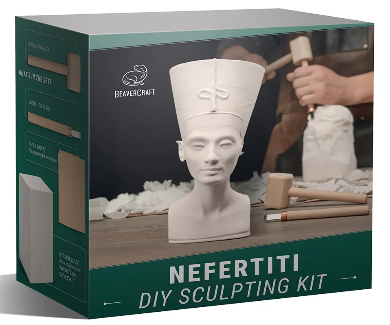 DIY sochařská sada - Nefertiti BeaverCraft