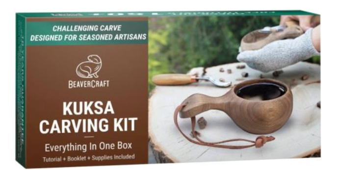 Vyřezávací sada BeaverCraft – Kuksa Carving Hobby-Kit