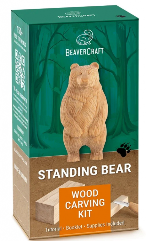 Vyřezávací sada BeaverCraft – Standing Bear