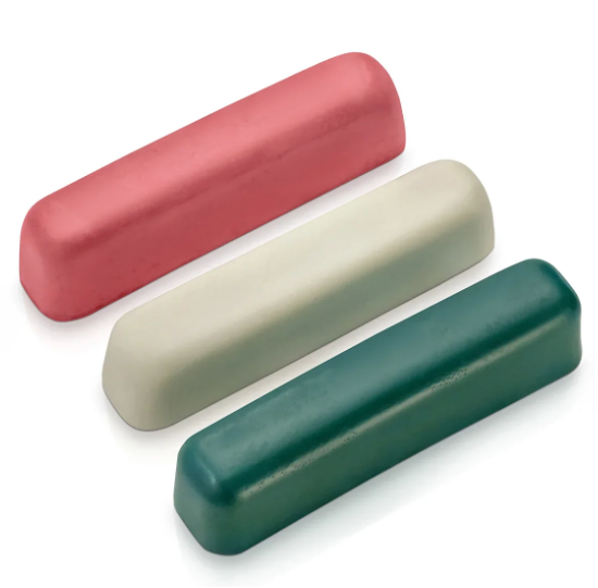 Sada brusných past 25g 3ks - zelená, červená, bílá