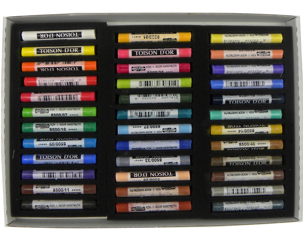 Toison sada prašných kříd 36ks