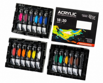 Sada akrylových barev Rosa Gallery 18x20ml