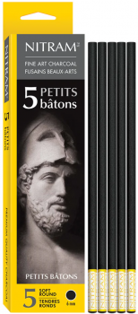 Uhel přírodní Nitram – Petits Bâtons 6mm 5ks