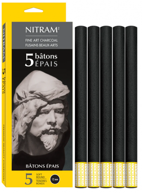 Uhel přírodní Nitram – Bâtons Épais 12mm 5ks