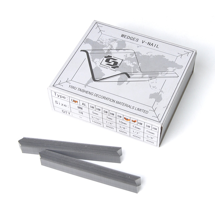 Rámovací sponky typu V D46, 12mm