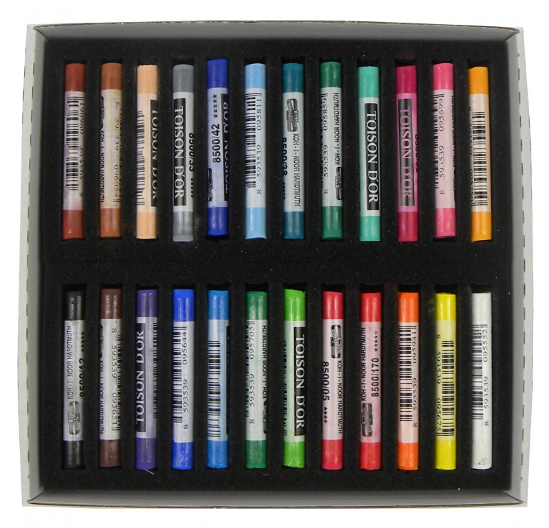 Toison sada prašných kříd 24ks