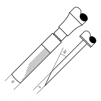 Skoblina 1204 - 25 drážek / cm