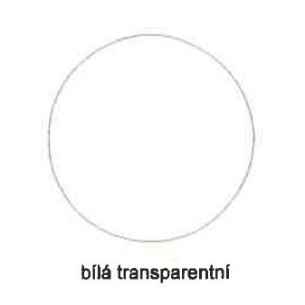 Tiskařská barva 60ml – bílá transparentní