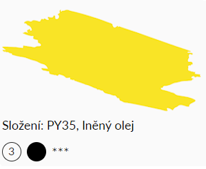 Olejová barva Umton 20ml – 0075 Kadmium žluté skvělé