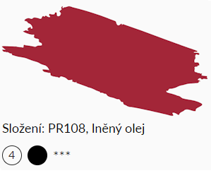 Olejová barva Umton 20ml – 0019 Kadmium purpurové