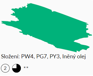 Olejová barva Umton 20ml – 0039 Vert Paolo Veronese
