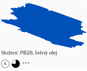 Olejová barva Umton 20ml – 0032 kobalt tmavý