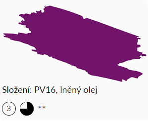 Olejová barva Umton 20ml – 0016 violeť manganová