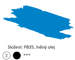 Olejová barva Umton 60ml – 0090 Coelinová modř imitace