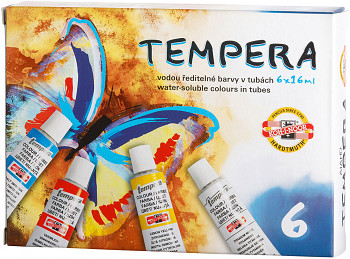 Sada temperových barev v kartonu – 6x16ml